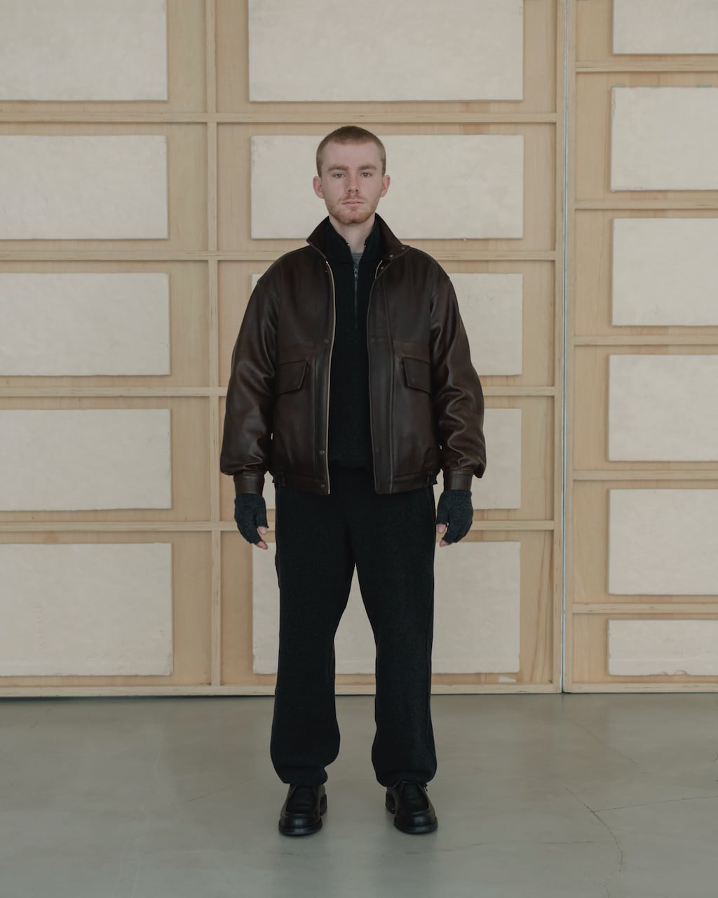 PHIGVEL SHEEPLEATHER SPORTING BLOUSON | HUMAN and THINGS