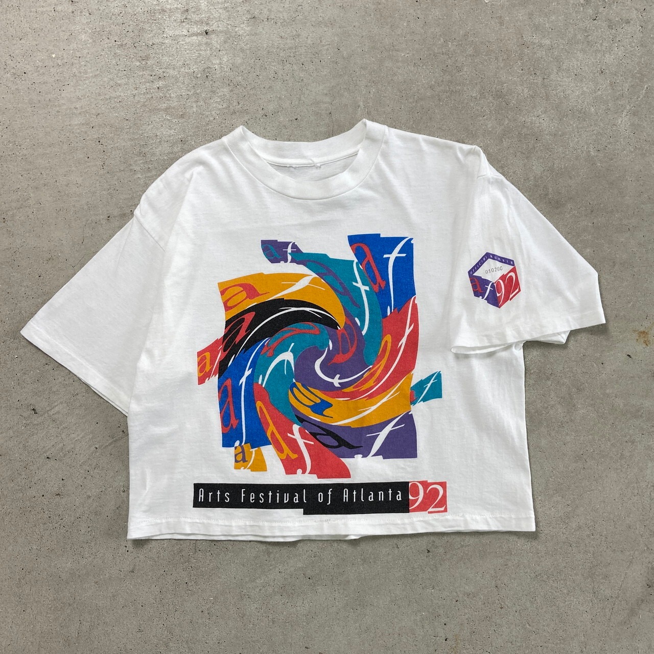 90年代 Arts Festival of Atlanta 92 ポップアート プリントTシャツ 短 