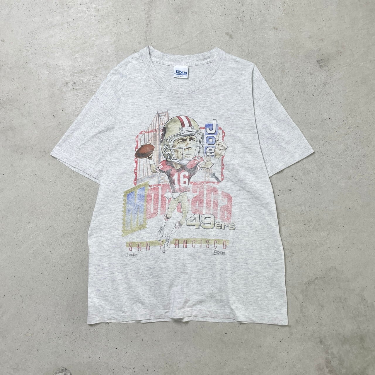 80s ヴィンテージ ジョー・モンタナ サンフランシスコ・49ers Tシャツ 