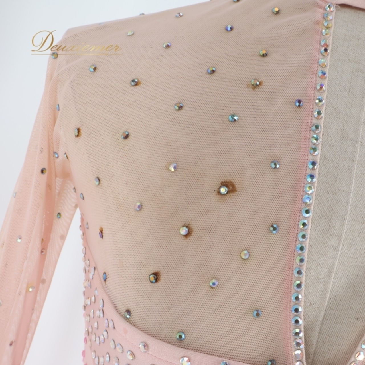 社交ダンス 衣装 白樺ドレス スタンダードドレス ワンピース ドレス スタンダード フロート レース デモ 競技 ダンス パーティ 発表会 明るい 綺麗 グリーン系 女性用 発表会用ドレス おしゃれ フェミニン 競技用衣装 レディース