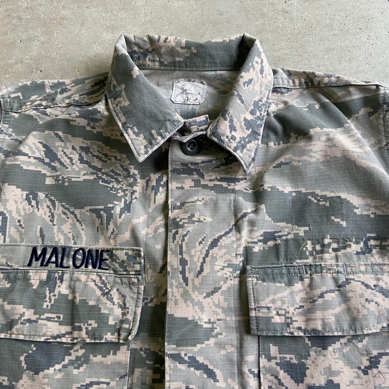 米軍実品 U.S.AIR FORCE デジタルカモ 迷彩 ユーティリティシャツ
