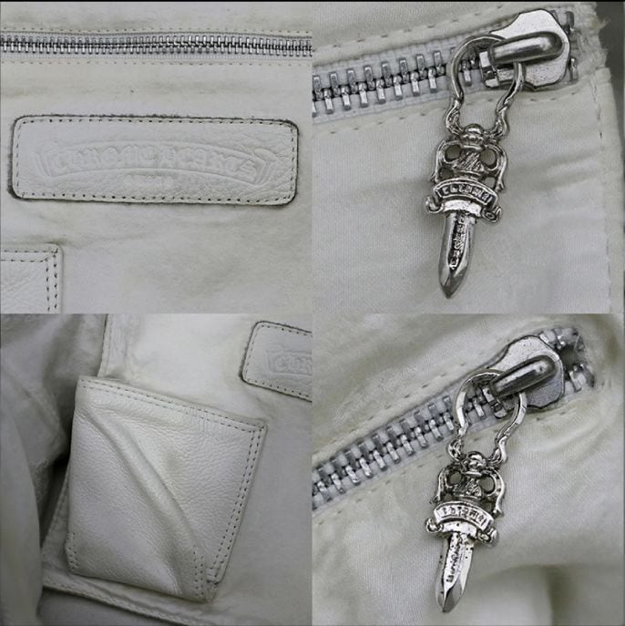 クロムハーツ　チェンジパース　ジャンク品　ホワイト 9025i080049-1.jpg