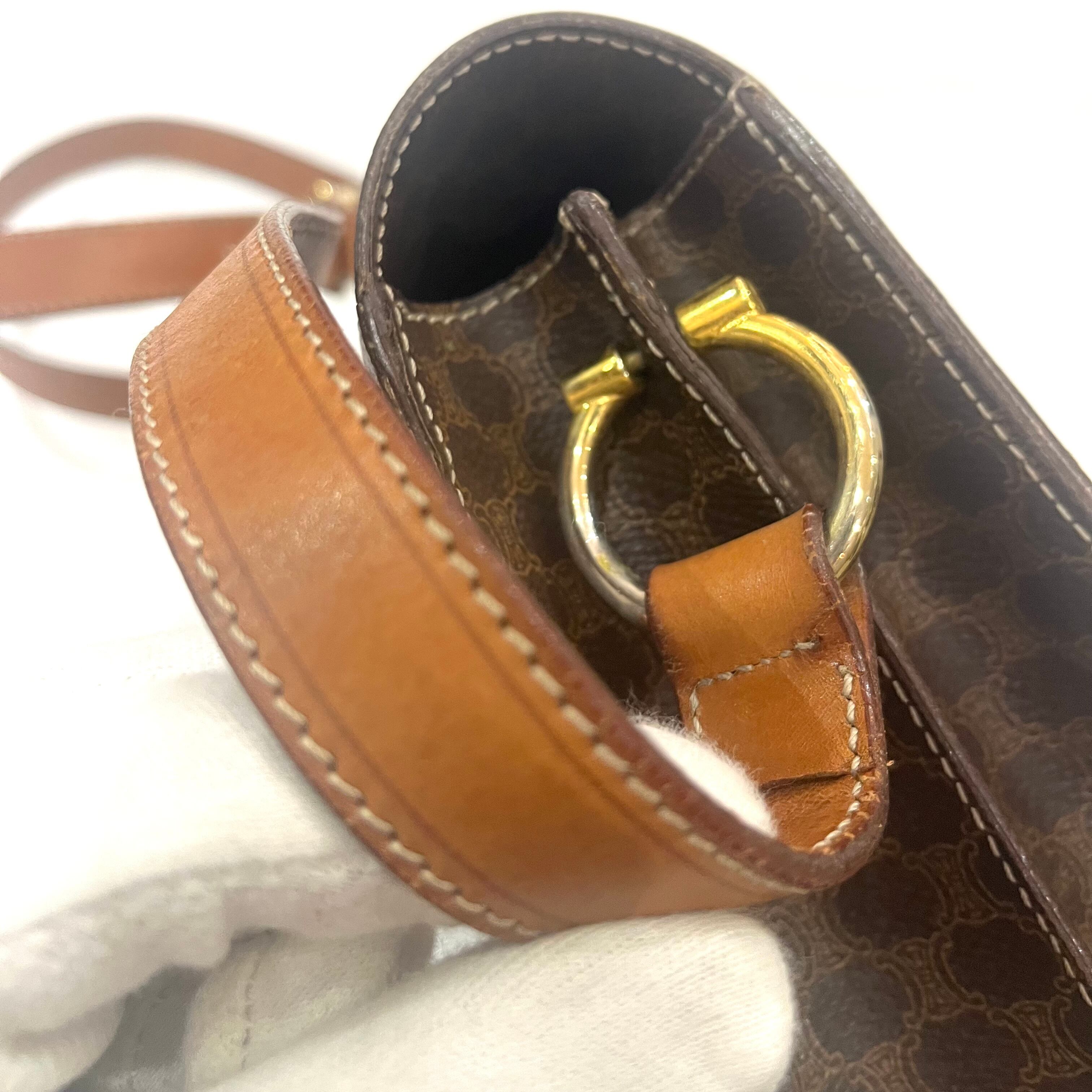 CELINE】2270 ヴィンテージセリーヌ マカダム柄 D金具フラップ