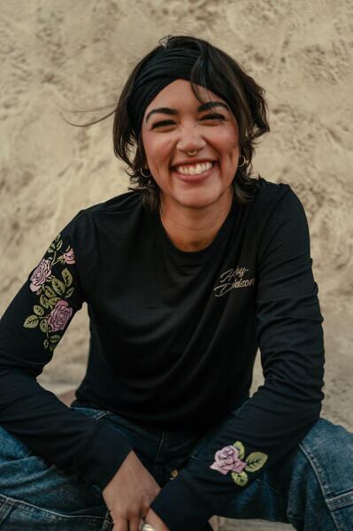 Women's Rose & Thorn Bling Long Sleeve Top | ハーレーダビッドソン福岡