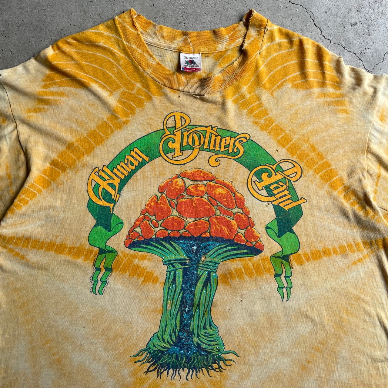 オールマンブラザーズバンド タイダイタペストリー/ビンテージ