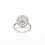 ダイヤモンド デザインリング K18(WG) / 1.000ct