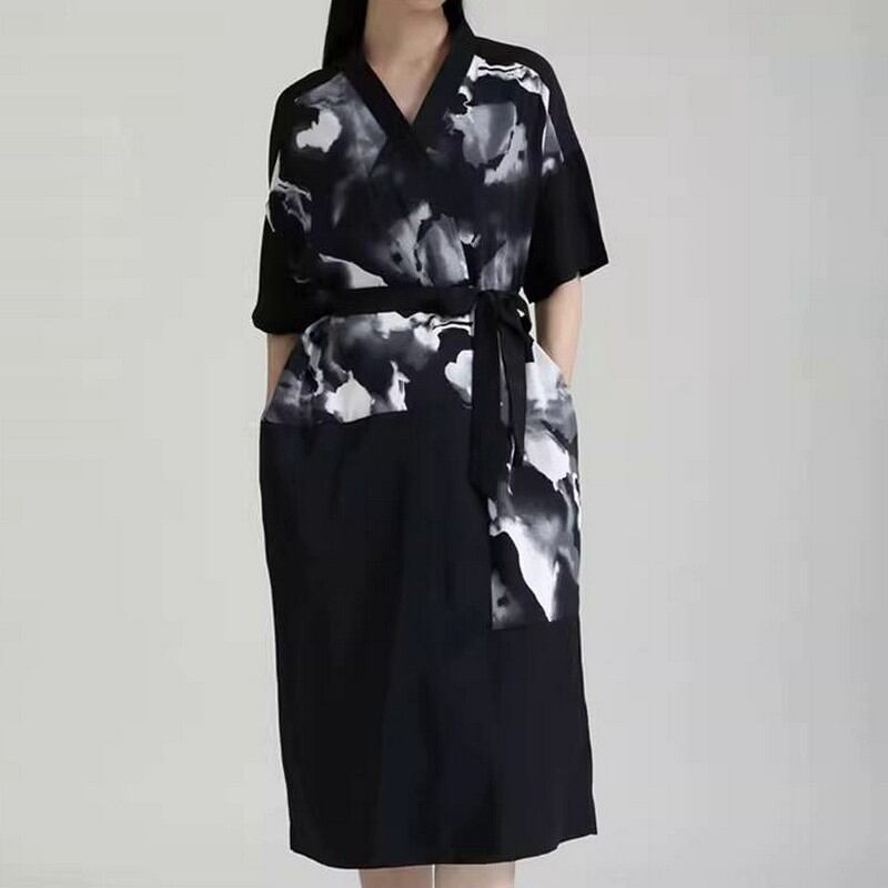 カーディガンワンピース A0225