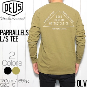 Deus Ex Machina デウスエクスマキナ PARRALLELS L/S TEE ロンT ロングスリーブTEE ロンT DMW2011240BLKL