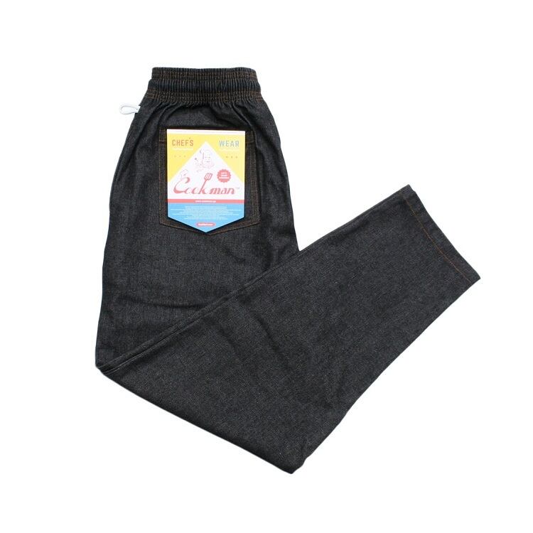 COOKMAN (クックマン) Chef Pants DENIM (シェフパンツ デニム) ブラック 231-92870