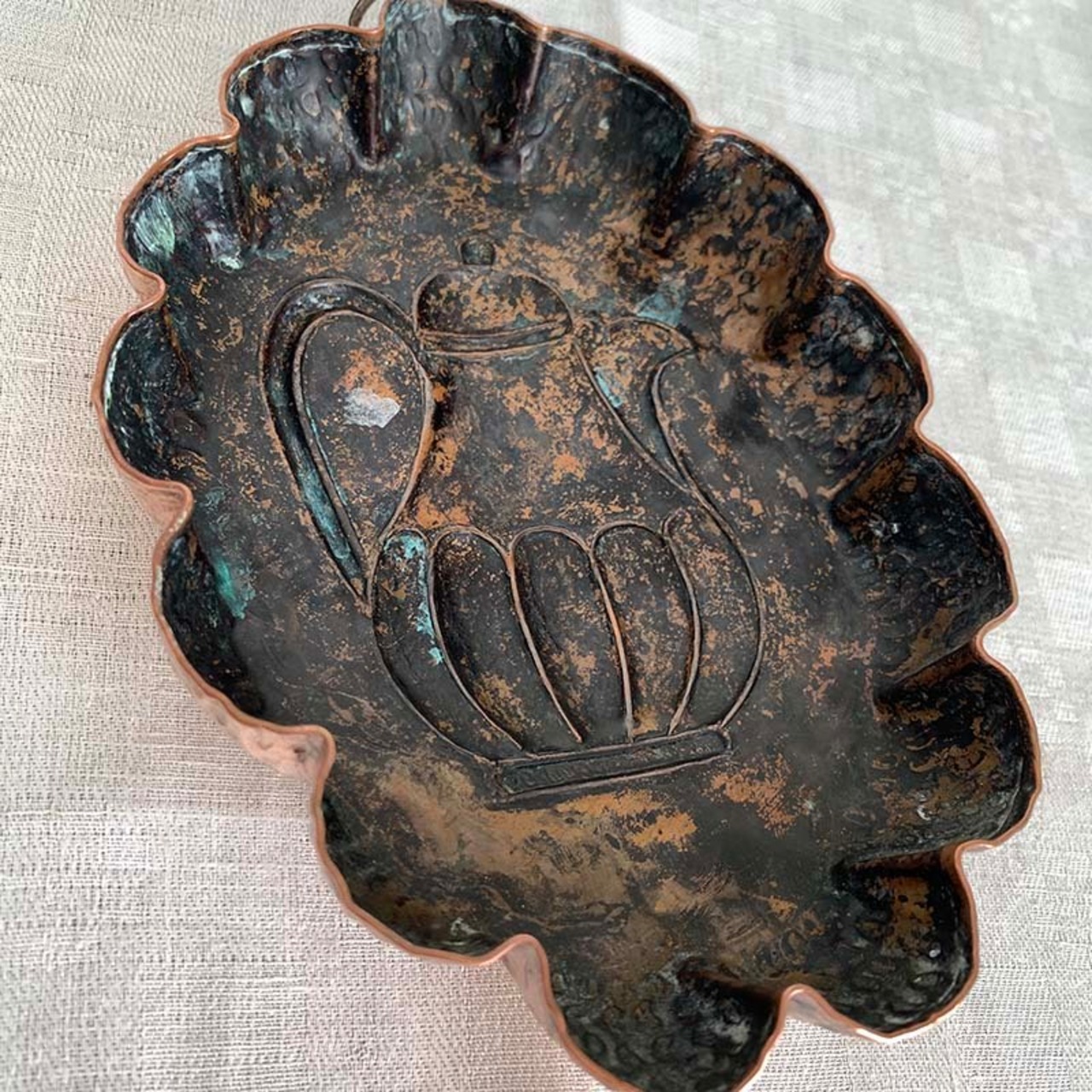 コッパーモールド お菓子焼型　縦オーバル（ポット） 18KWa24