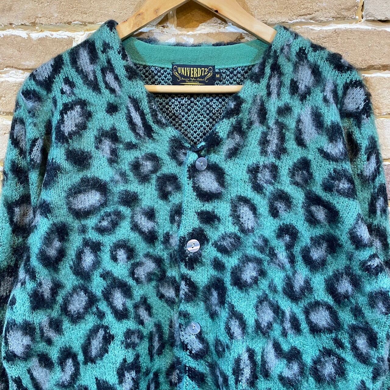 UNIVERD72 / MOHAIR TOUCH CARDIGAN〝LEOPARD〟』 | RUBBER DUCK