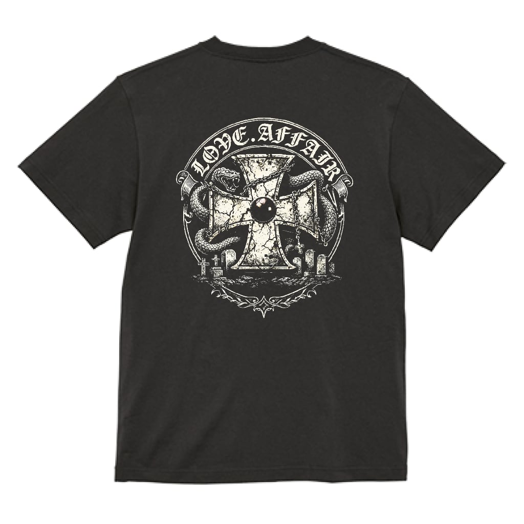 LOVE.AFFAIR “SIGNATURE CROSS” LOGO TEE｜アイアンクロス ロゴTシャツ