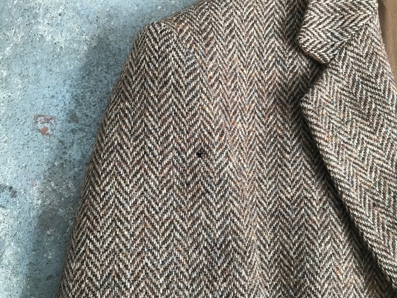 80s Harris Tweed Eagle-Clothes tailored jacket MADE IN USA 80s Harris Tweed Eagle-Clothes tailored jacket MADE IN USA