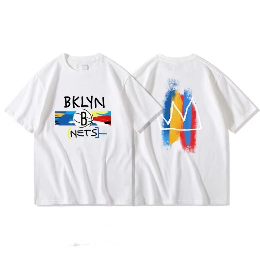 【トップス】BKLYN NETS バスケットボール半袖Tシャツ 2201172325Y
