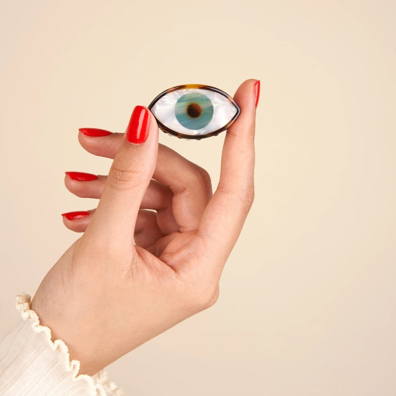 «即納» Coucou Suzette Blue Eye Mini Hair Claw ククシュゼット ヘアアクセサリー