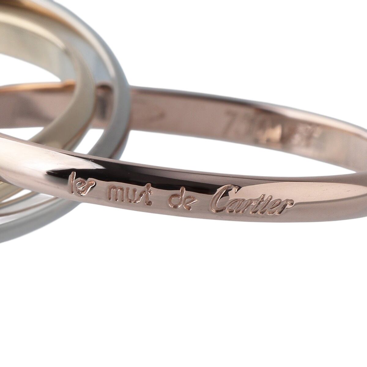 カルティエ トリニティ リング XS #54 750PG/WG/YG【23878