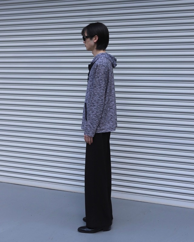 Marbled gray inner hoodie