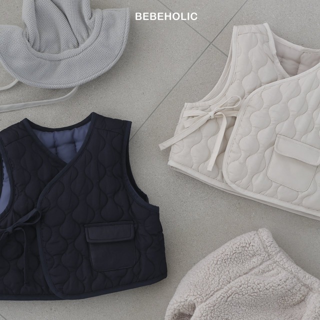 《予約》bebeholic ¨ hangari quilting vest