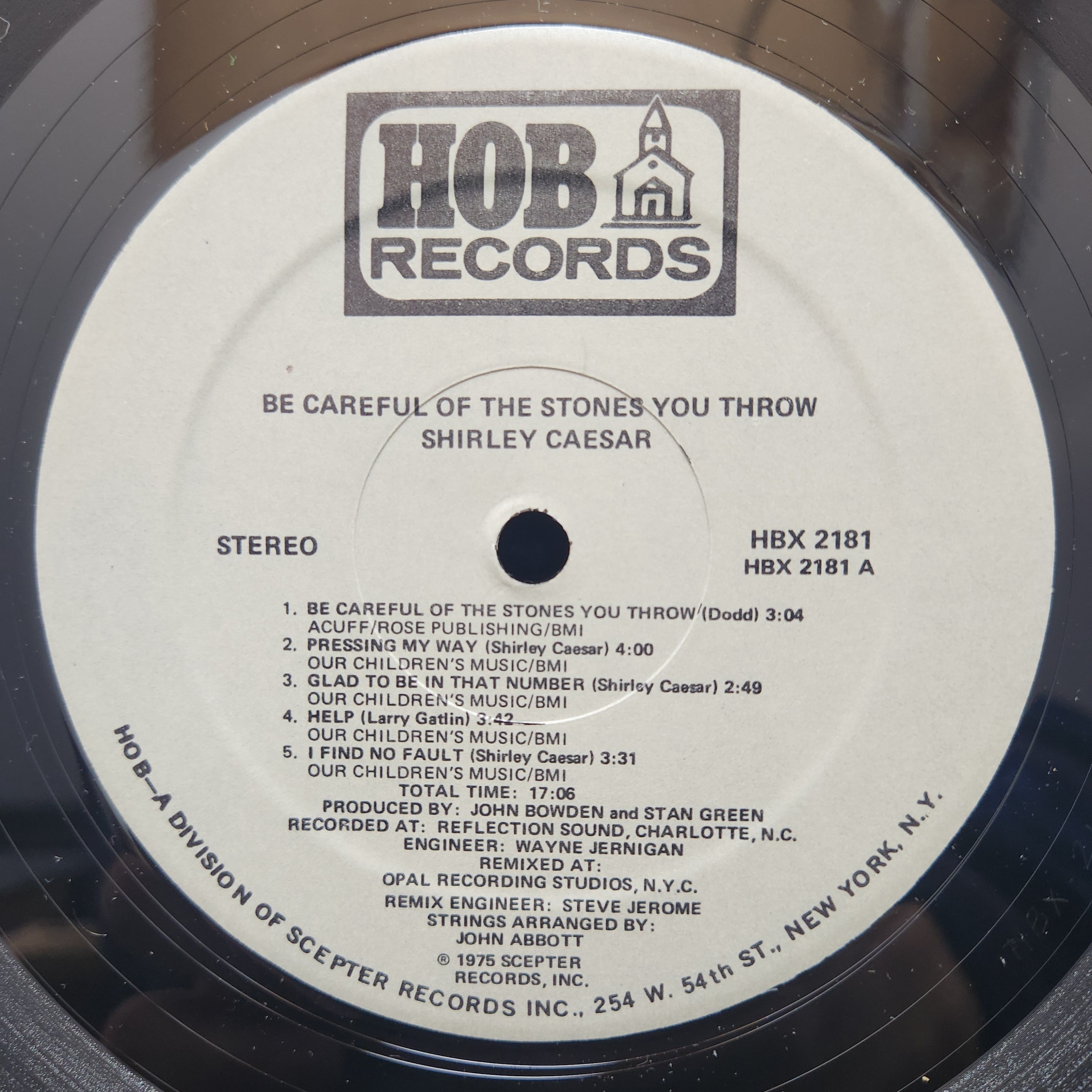 Shirley Caesar / Be Careful Of The Stones You Throw [HBX 2181] - 画像3