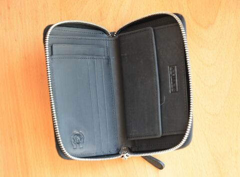 SETTLER(セトラー) ZIP ROUND COMPACT WALLET(OW2534)ブラック
