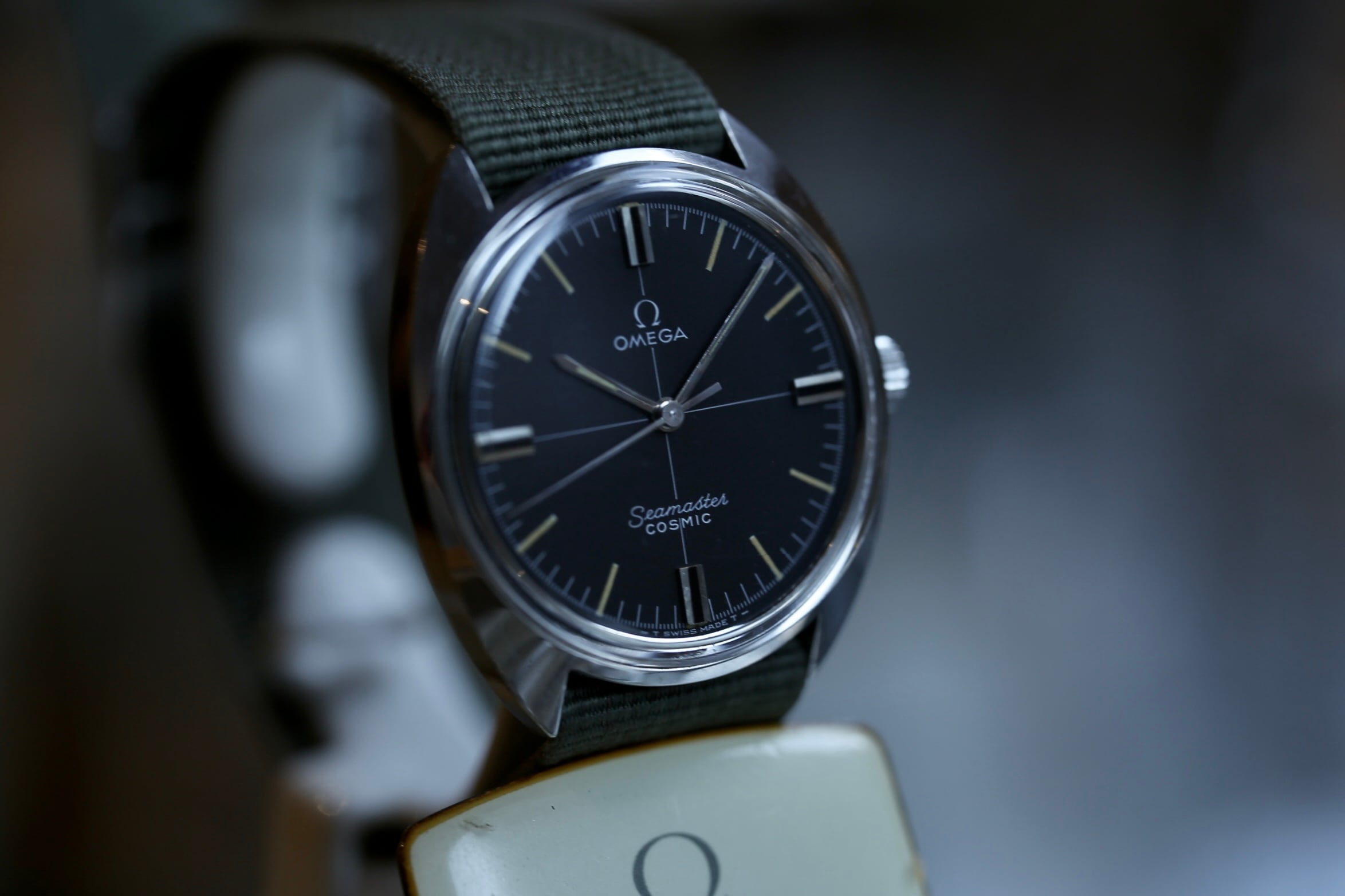 【OMEGA】1960’s オメガ シーマスターコスミック ミッドサイズ マットブラック ”Technical Black” /  vintagewatch / seamaster cosmic / Cal.601 | アンティーク・ビンテージ時計修理・販売  WhiteKings(ホワイトキングス) 