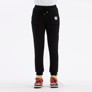 SALE 送料無料【HIPANDA ハイパンダ】レディース パンツ WOMEN'S Year of the Ox PRINT SWEAT PANTS / BLACK