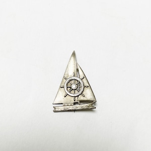 Vintage Ship Brooch