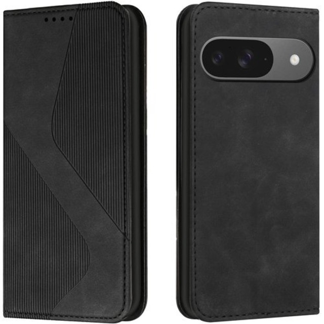 LODROC Google Pixel 9 ケース 手帳型 pixel9pro 財布型 カバー pixel 9 手帳型ケース LODROC スマホケース ピクセル 9pro ケース スタンド機能 カードポケット収納 耐衝撃 ピクセル9/Pixel9 Pro 適応6.3インチ ケース 手帳型 - 黒 2784