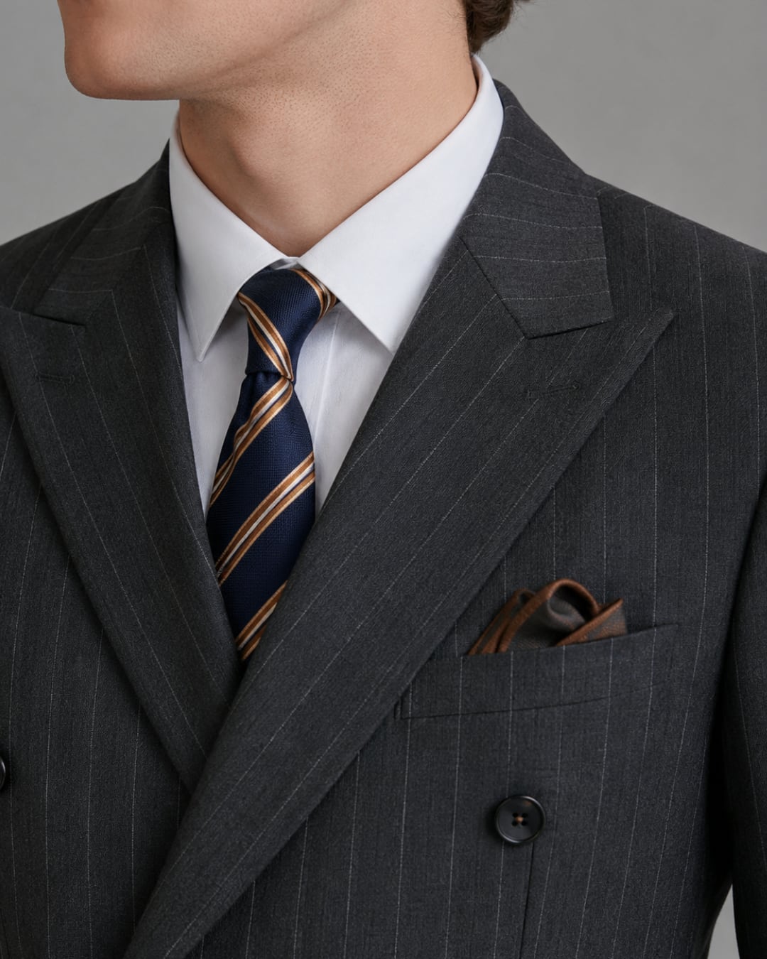 British Stripe Two Piece Suit