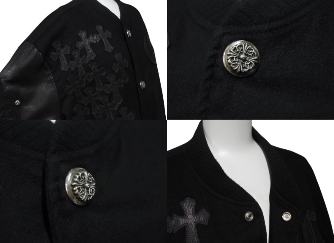 CHROME HEARTS クロムハーツ Letterman レターマン スタジャン