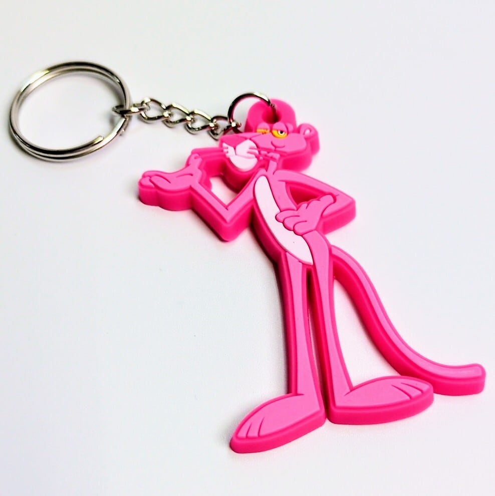 ☆ 送料無料！ ☆ラバーキーホルダー☆ 【 The Pink Panther ( ピンク