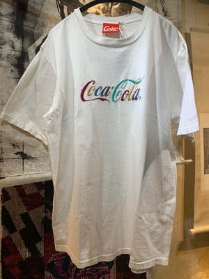 1990’s vintage officials embroidery Coca Cola L tee