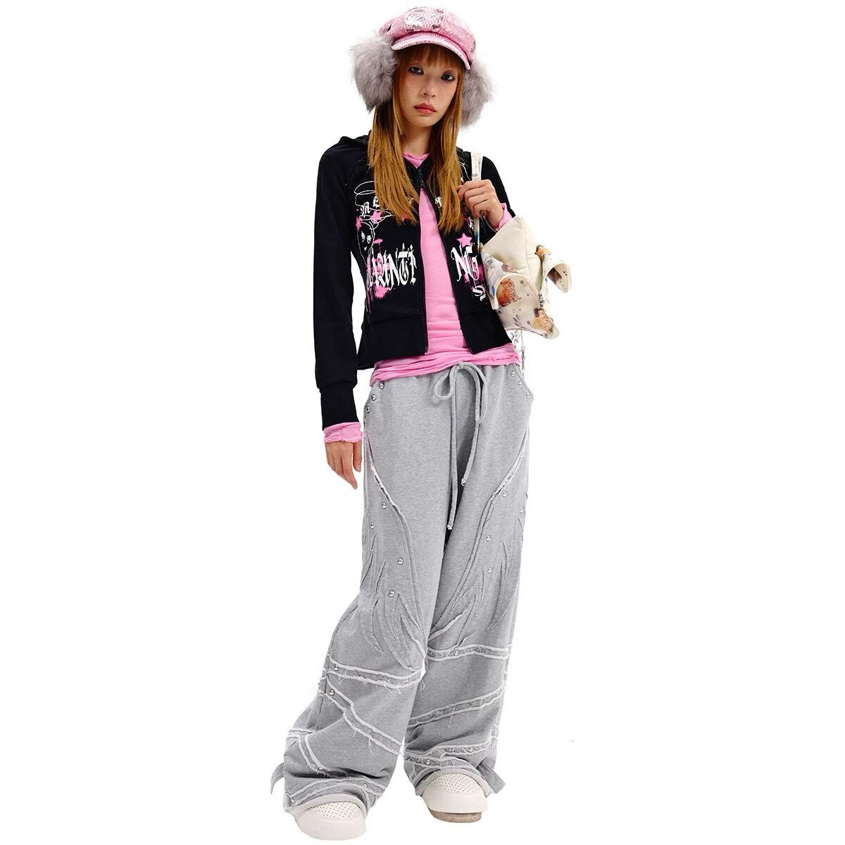 CFIERCE Angel Wings Sweatpants スウェットパンツ CFIERCE] 24AW Angel Wings Sweatpants | BYORI