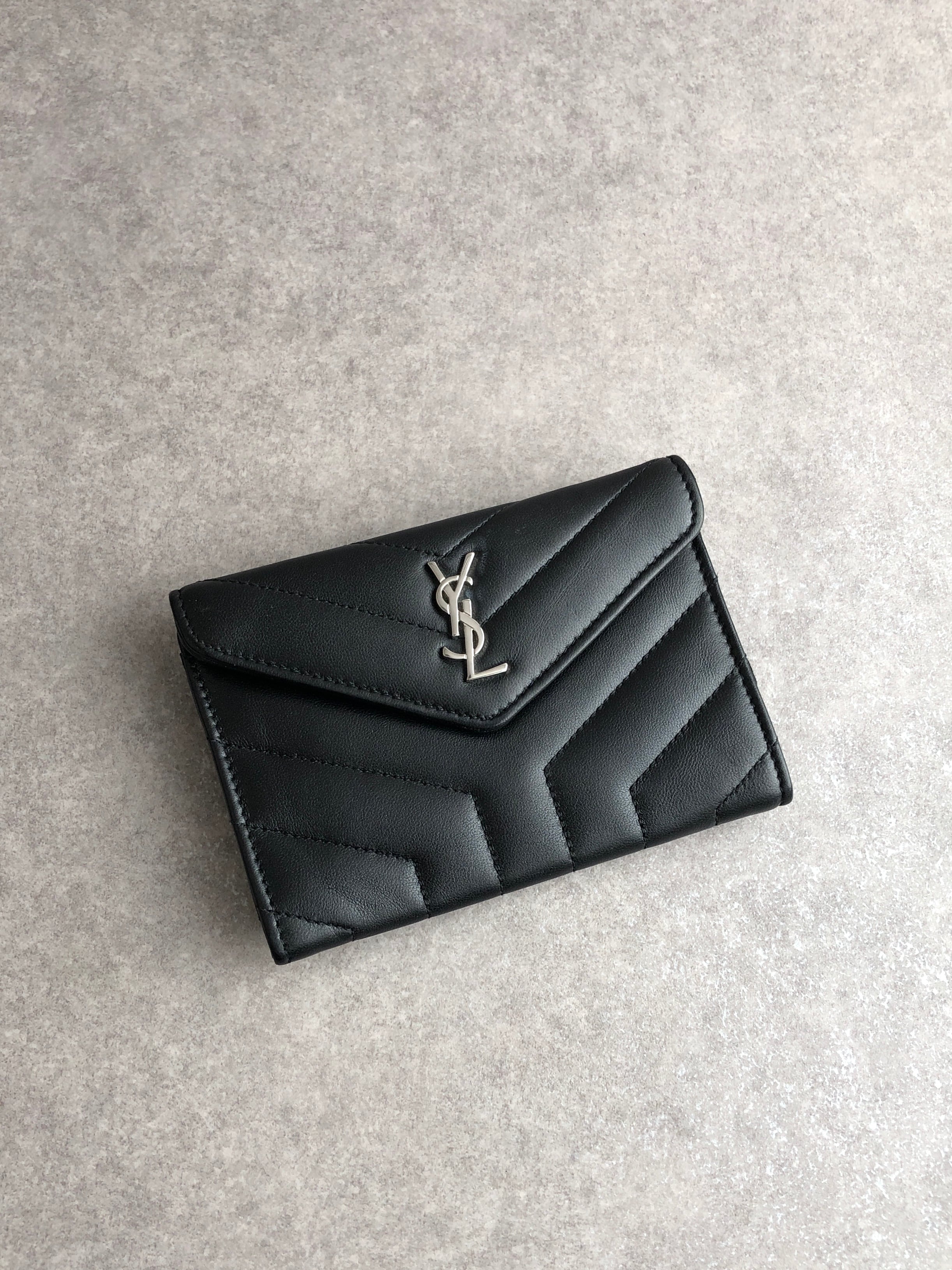 Yves Saint Laurent イヴ・サンローラン コインケース ブラック YSL