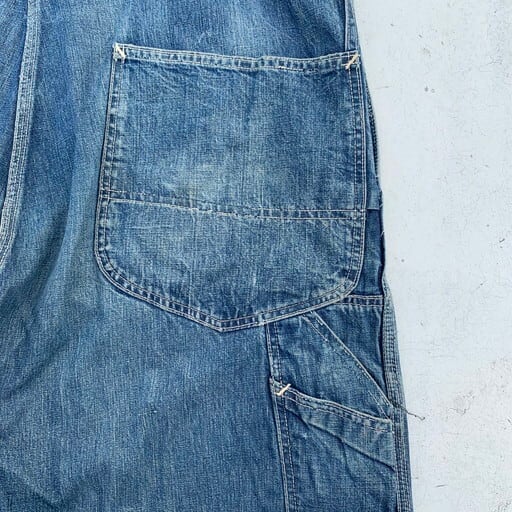50's Lee リー デニムオーバーオール JELT DENIM ロングL ユニオン