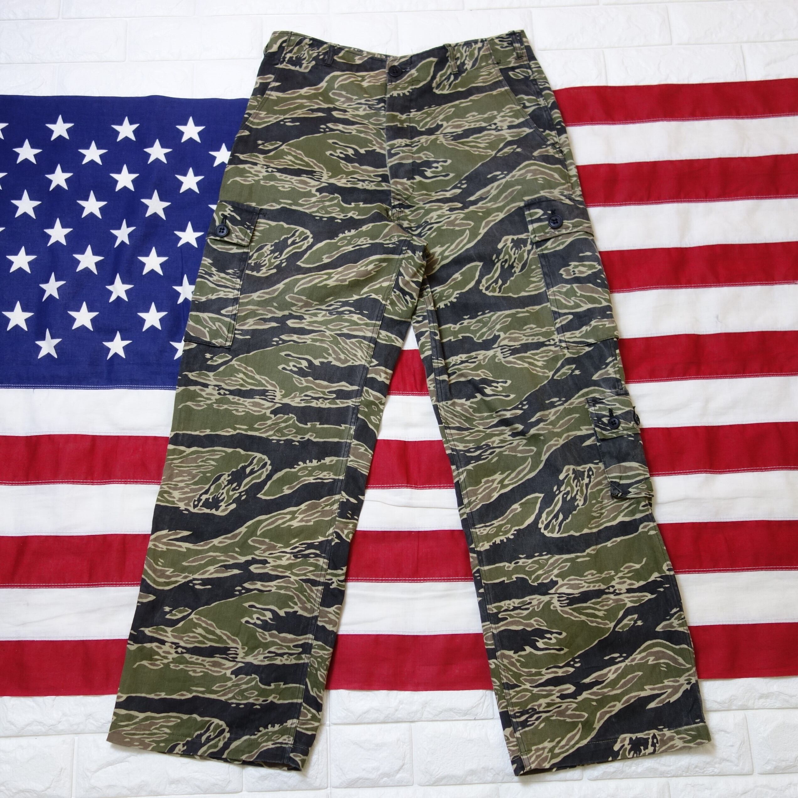 60's US.ARMY Vietnam Tiger Strip Pants 