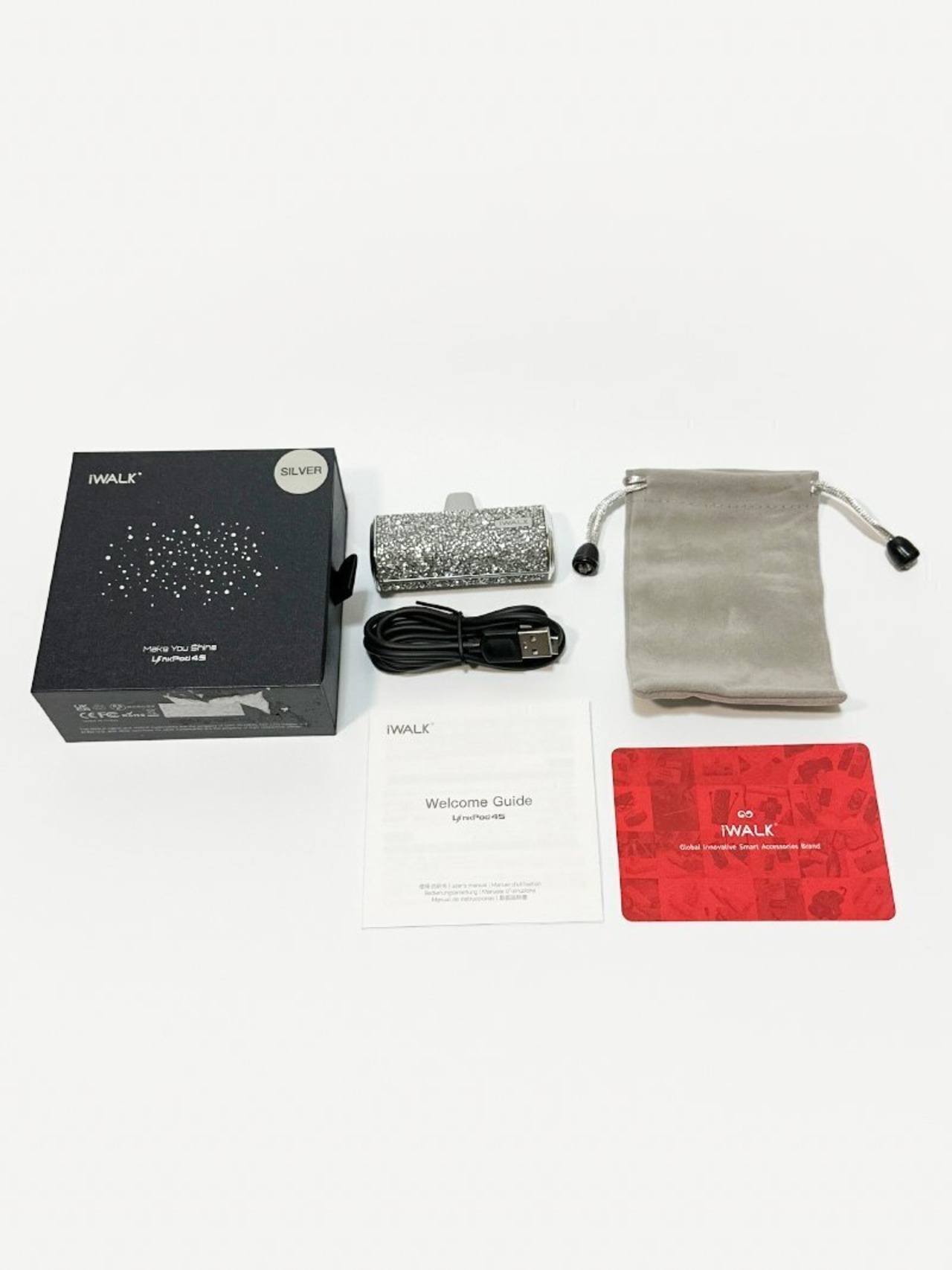 モバイルバッテリー 超小型 4500mAh USB Type-C 軽量 直接充電 コネクター内蔵 コードレス コンパクト iPhone Galaxy