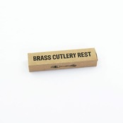 食卓の風景が華やかになる BRASS(真鍮)製の カトラリーレスト(箸置き)