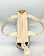 ミントフラワー　ミニトートバッグ｜とりさん工房ーかわいいハンドメイドポーチ