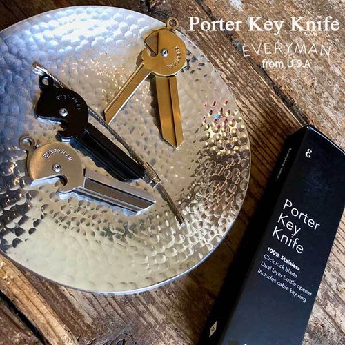 Porter Key Knife ポーターキーナイフ 全3色 栓抜き ペパーナイフ アメリカ EVERYMAN キーホルダー DETAIL