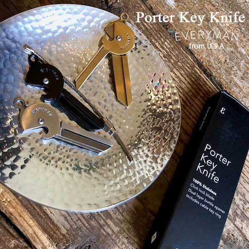 Porter Key Knife ポーターキーナイフ 全3色 栓抜き ペパーナイフ アメリカ EVERYMAN キーホルダー DETAIL