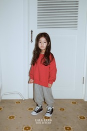 韓国子供服 / LALALAND / 26Autumn / ラウンド 切替 スウェット / 秋服 / キッズ *XS~XL*