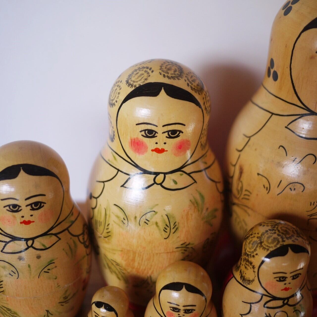 マトリョーシカ8個組 セミョーノフ ロシアUSSR | こりすのパン屋Base
