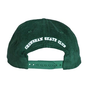 Crenshaw Skate Club | Corduroy OG Logo 6 Panel / Green
