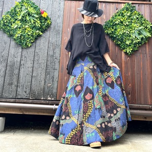 コットン8枚はぎスカート