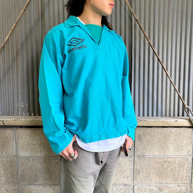 90年代 UMBRO アンブロ ビッグロゴ プルオーバー コットンジャケット 
