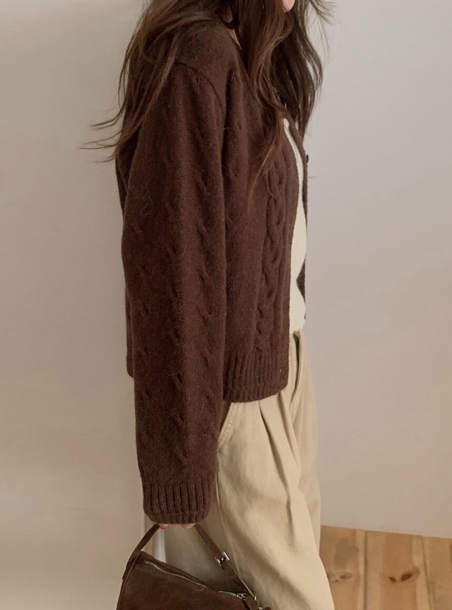 (即納) miel / Running cardigan