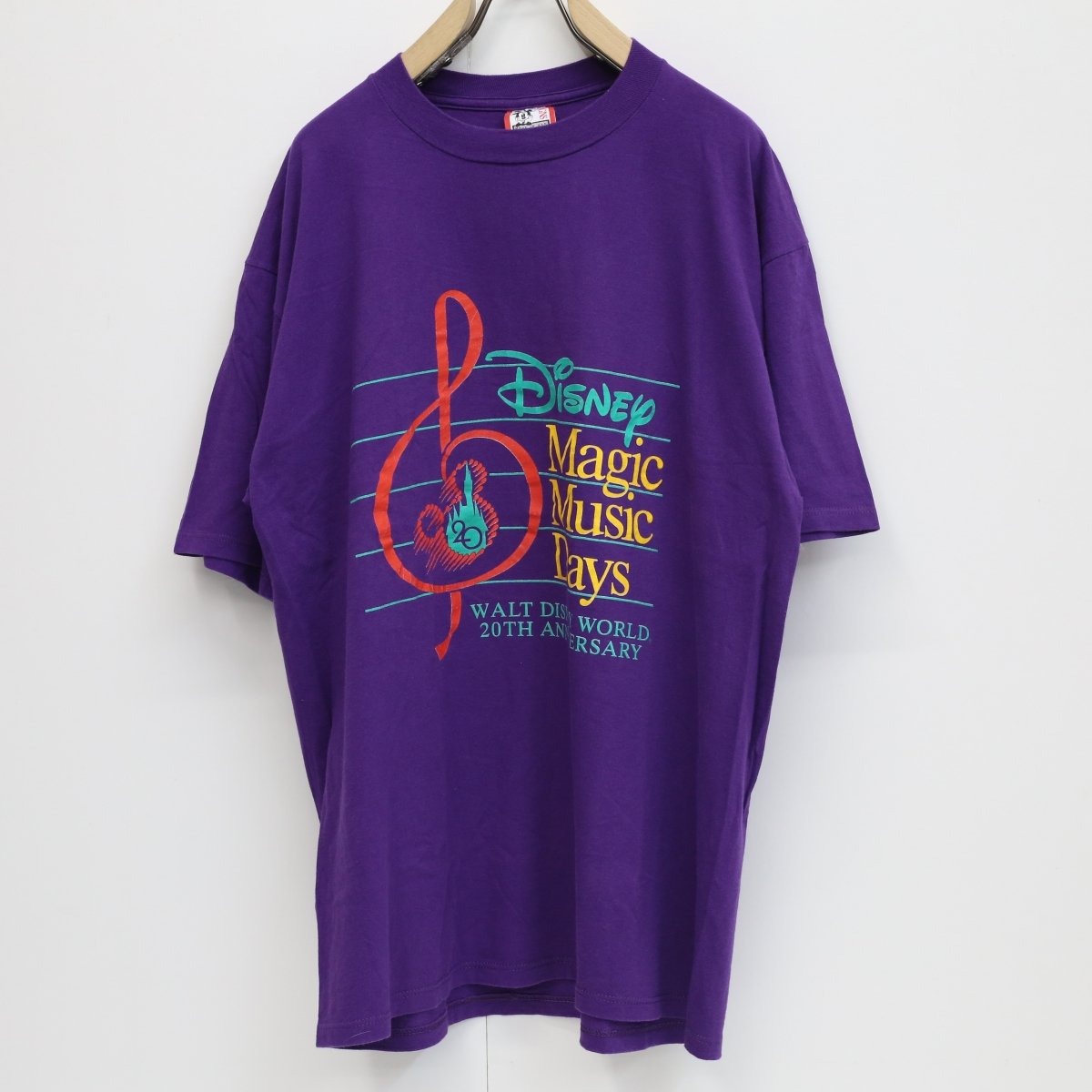 Disney ディズニー 90年代 USA製 20th Magic Music Days 前面 プリント 