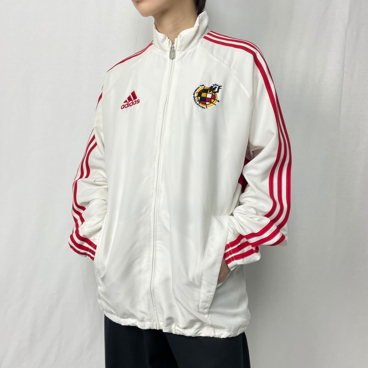 00年代 adidas アディダス RFEF スペインサッカー連盟 ポリエステル 