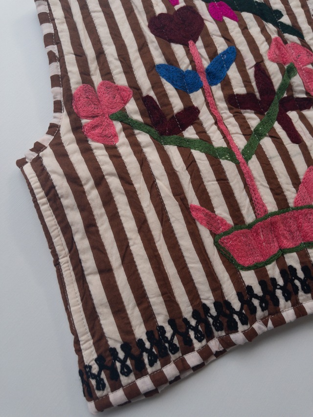 《即納》SISSEL MINI / VILJA MINI VEST - Brown Stripes